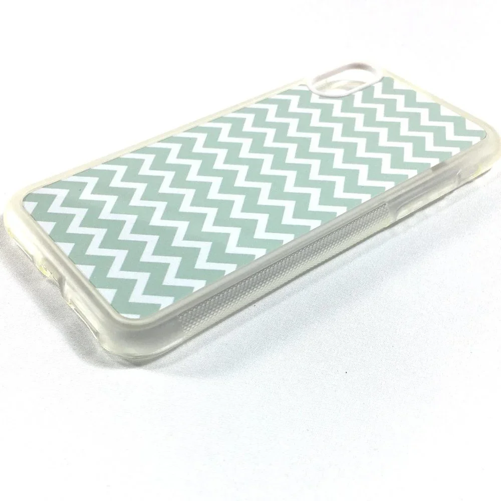 NEW iPhone 10s Xs 10 X Case Cover Green Chevron